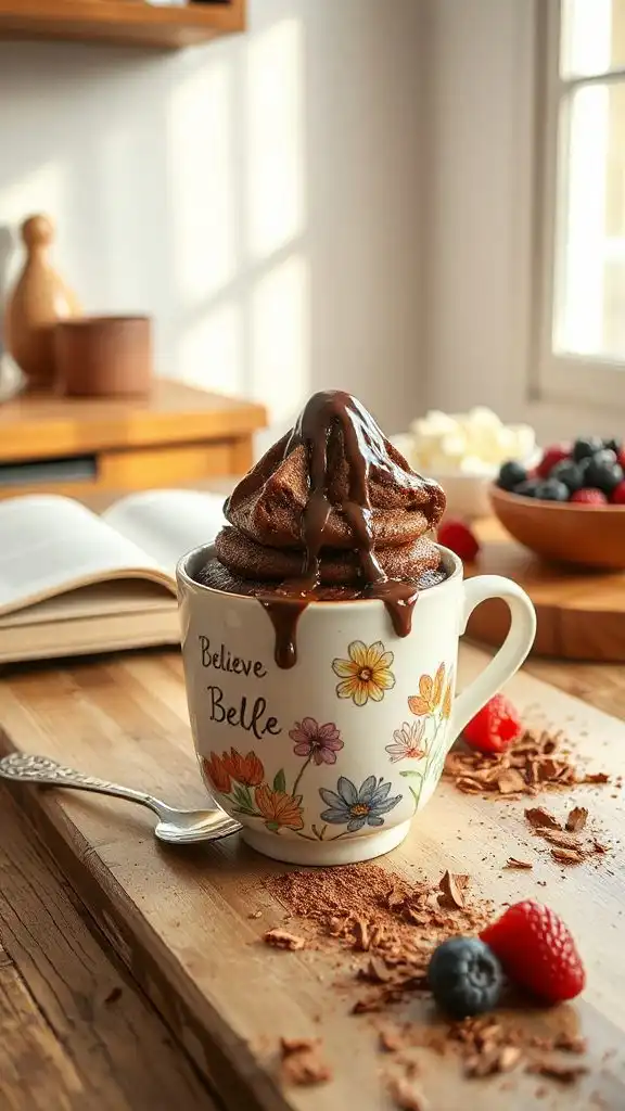 quick chocolate molten cake