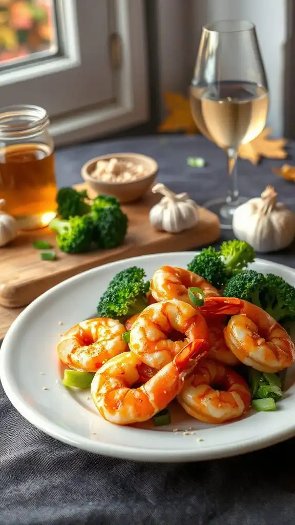quick honey garlic shrimp