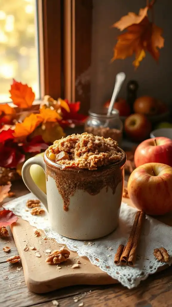 quick microwave apple dessert