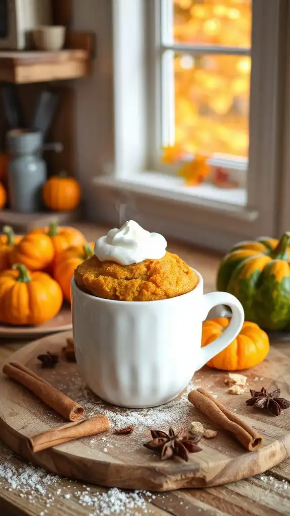 quick microwave pumpkin bread