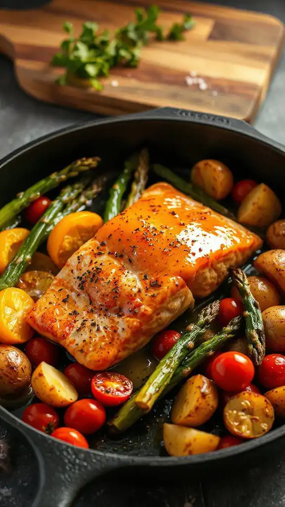 quick one pan salmon dish quick one pan salmon dish