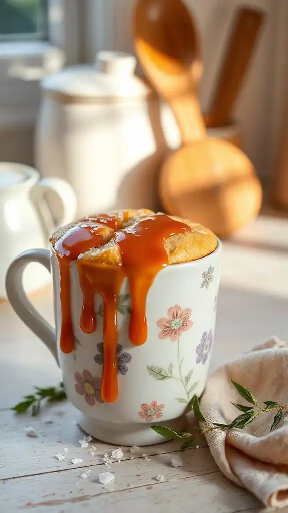 quick salted caramel cake