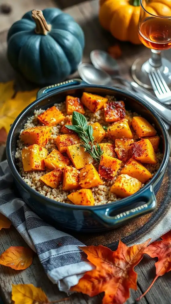 quinoa butternut squash casserole