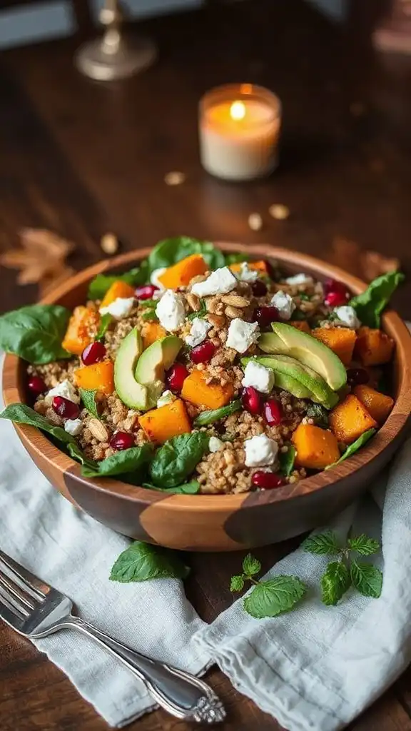 quinoa salad with vegetables