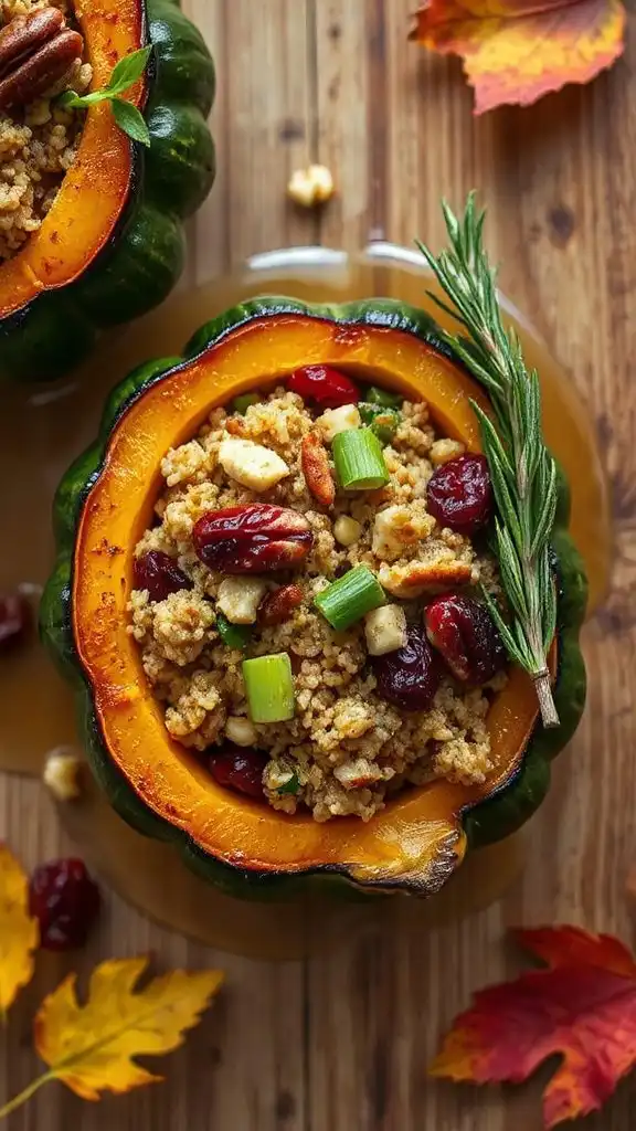 quinoa stuffed acorn squash recipe