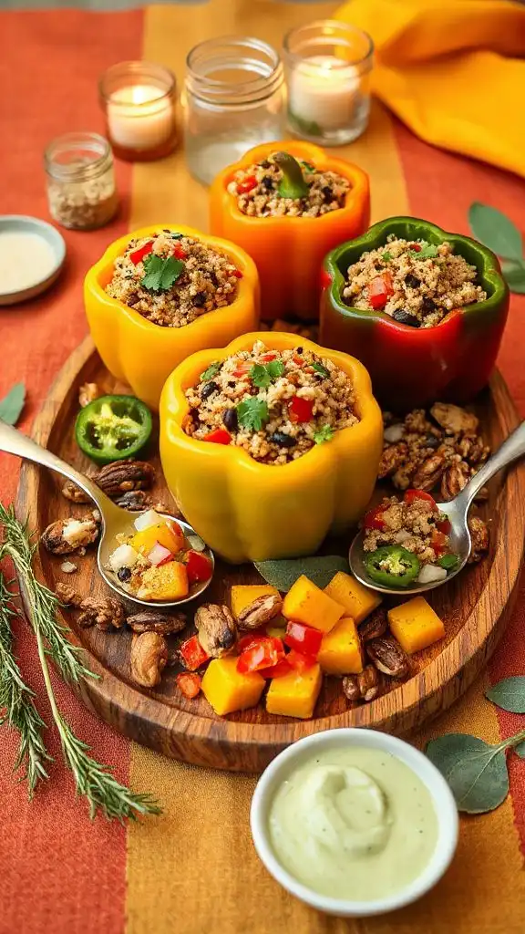 quinoa stuffed bell peppers