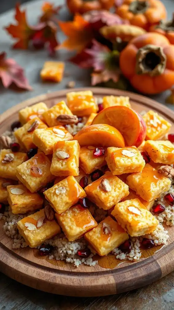 quinoa with spiced persimmons