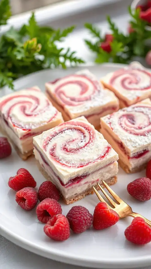 raspberry cheesecake dessert bars