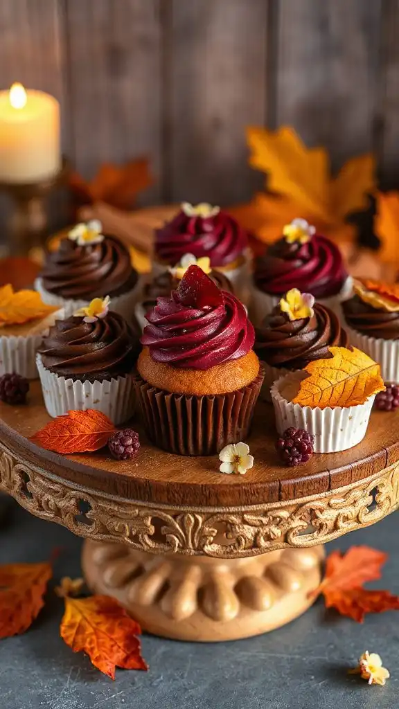 raspberry fig jam cupcakes