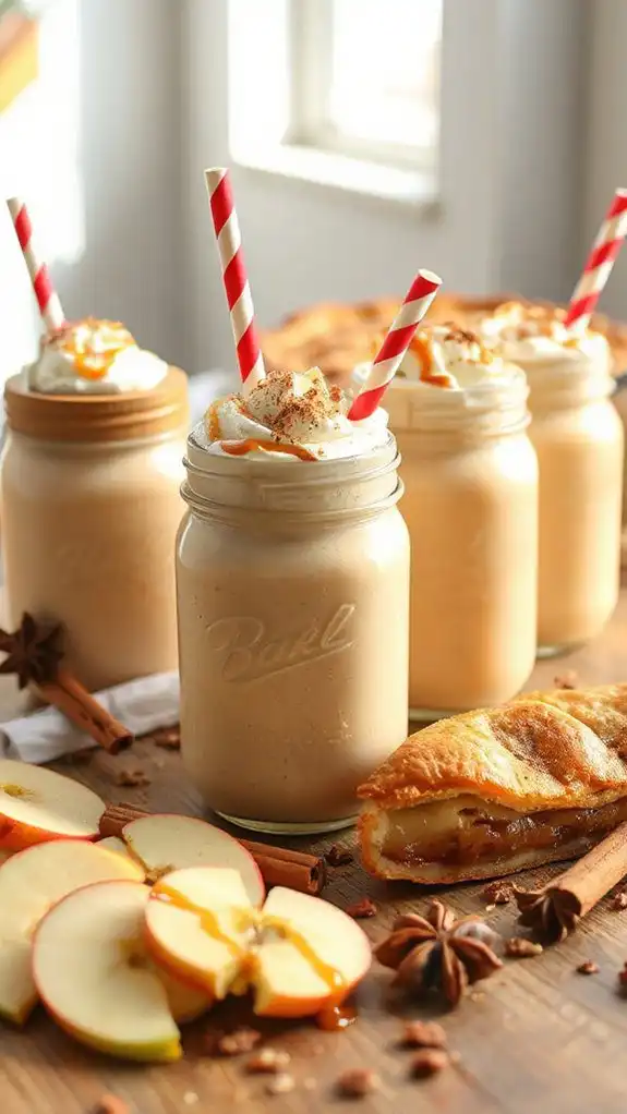 refreshing apple pie smoothie