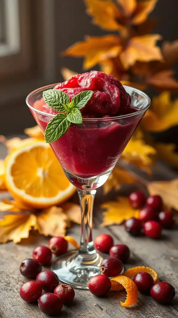 refreshing cranberry orange dessert