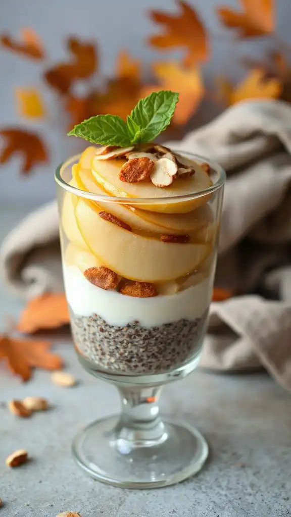 revitalizing pear ginger parfait