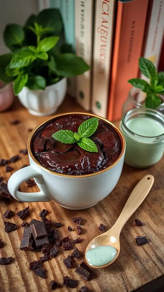 rich chocolate mint indulgence