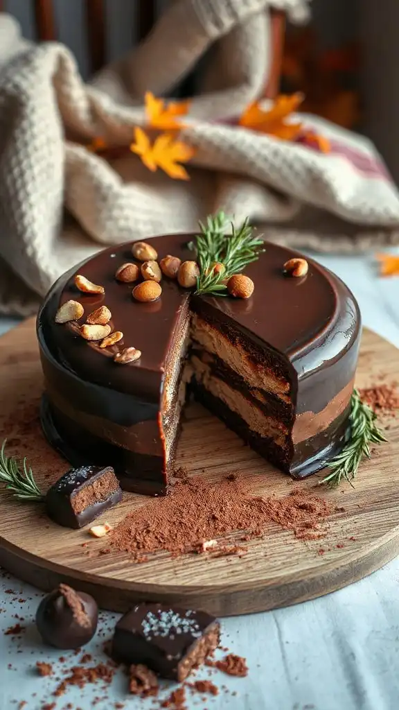 rich coffee chocolate dessert