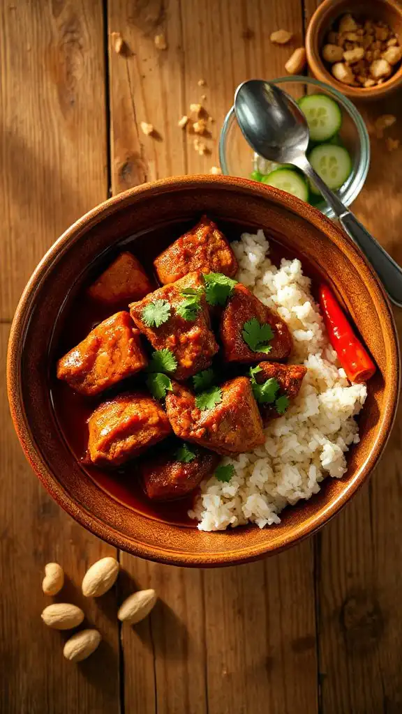 rich flavorful beef curry