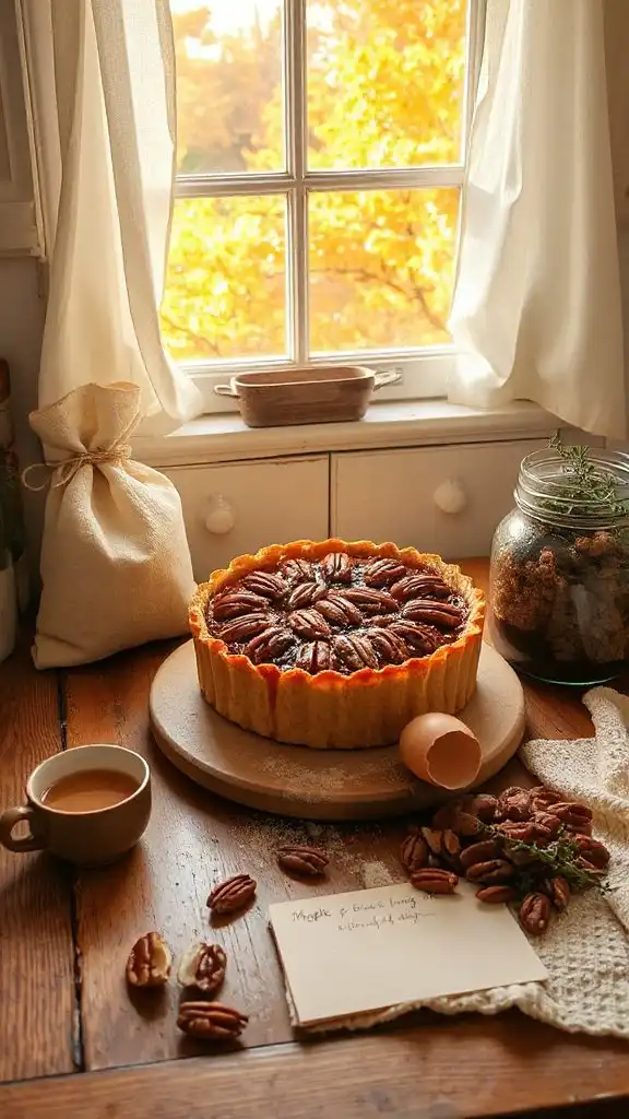 rich maple pecan tart rich maple pecan tart