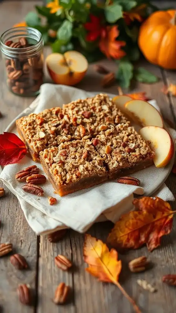 rich pecan pie bars