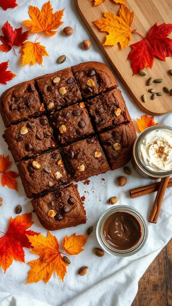 rich pumpkin hazelnut brownies rich pumpkin hazelnut brownies