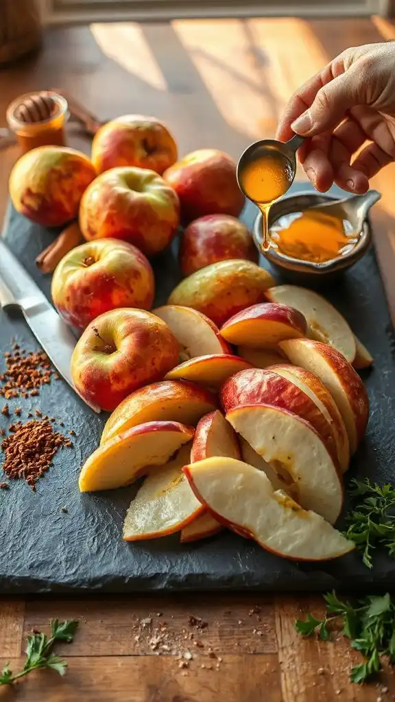 roasted apple salad preparation roasted apple salad preparation