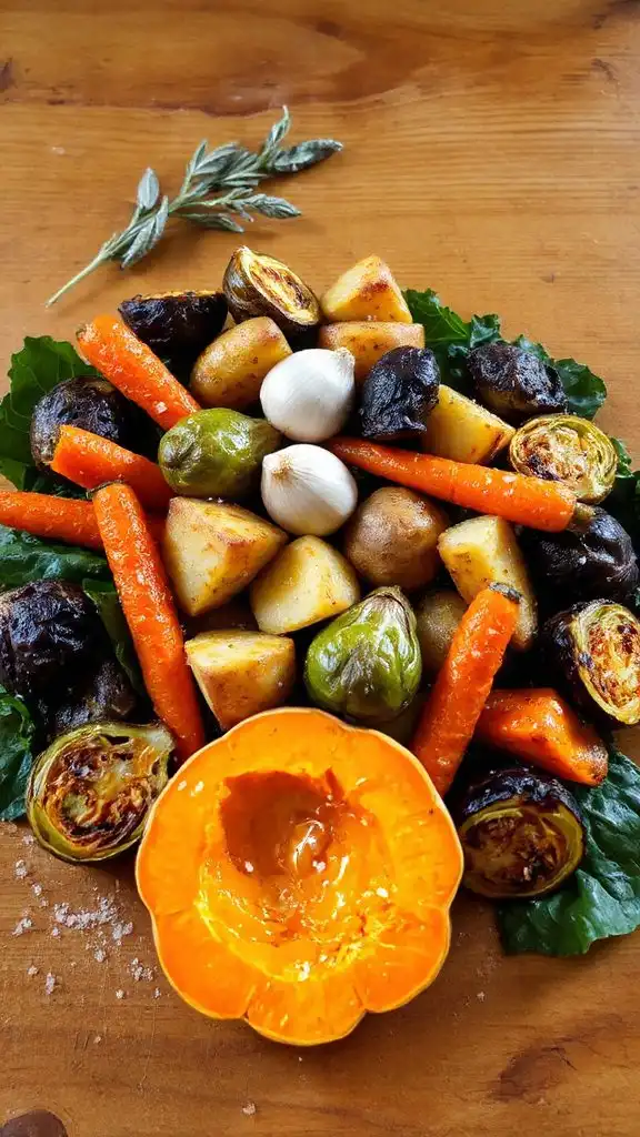 roasted autumn vegetable medley roasted autumn vegetable medley