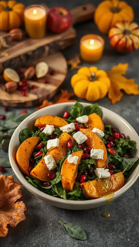 roasted butternut squash salad