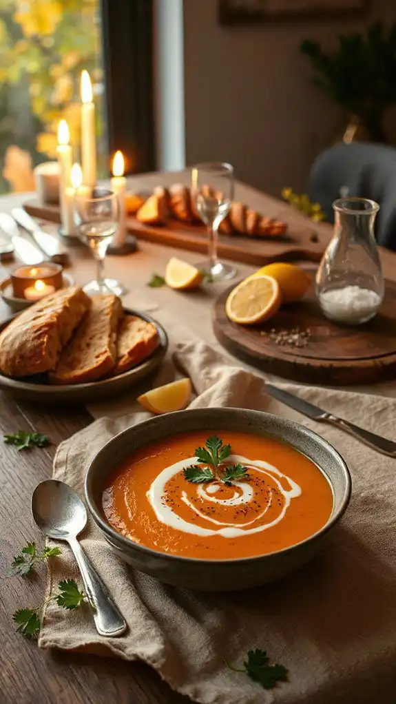 roasted carrot ginger soup roasted carrot ginger soup