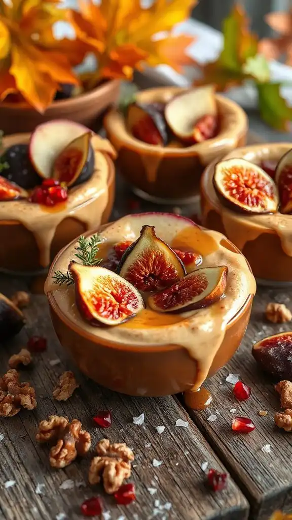 roasted figs with maple tahini