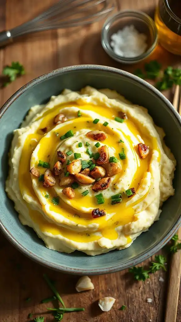 roasted garlic mashed potatoes