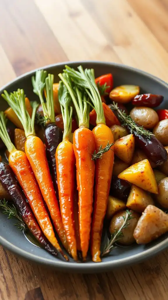 roasted rainbow carrots recipe roasted rainbow carrots recipe