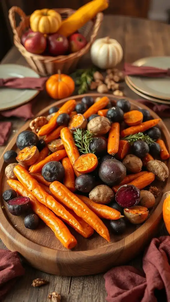 roasted seasonal vegetable medley