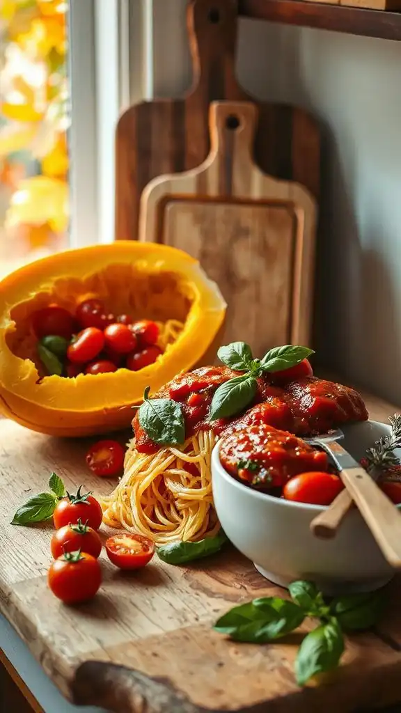 roasted spaghetti squash dish roasted spaghetti squash dish