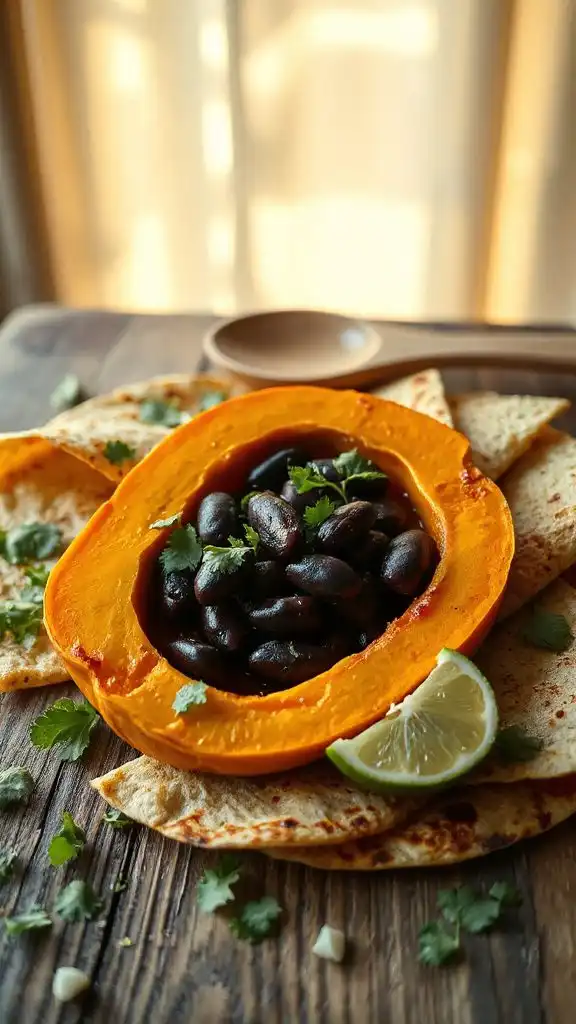 roasted squash black bean tacos roasted squash black bean tacos
