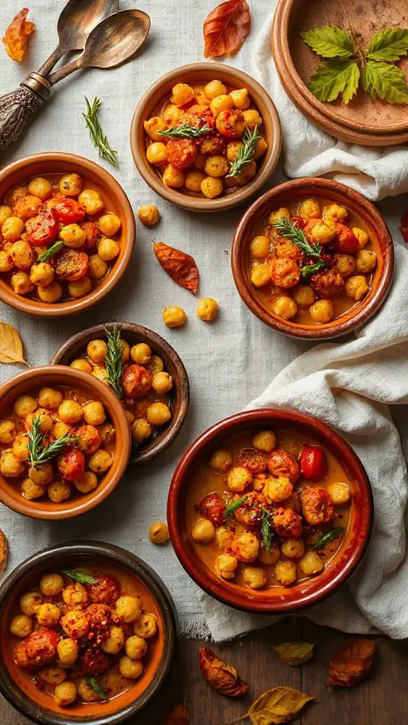 roasted tomato chickpea recipes