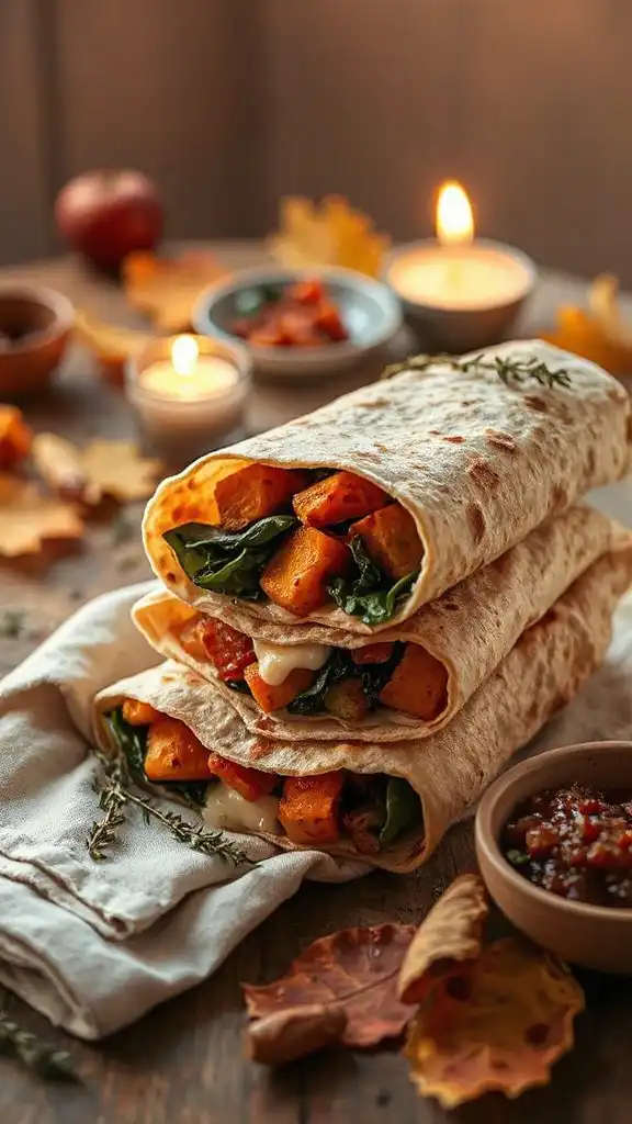 roasted vegetable cheese wrap
