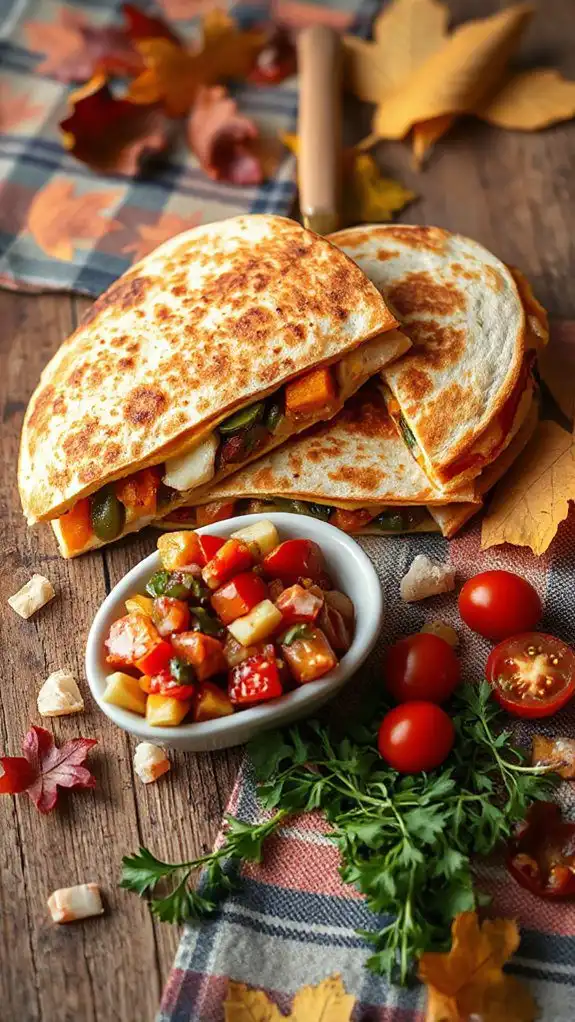 roasted vegetable quesadillas recipe