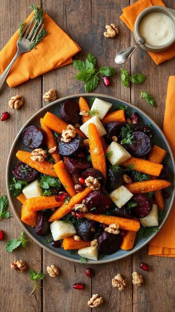 roasted vegetable salad recipe