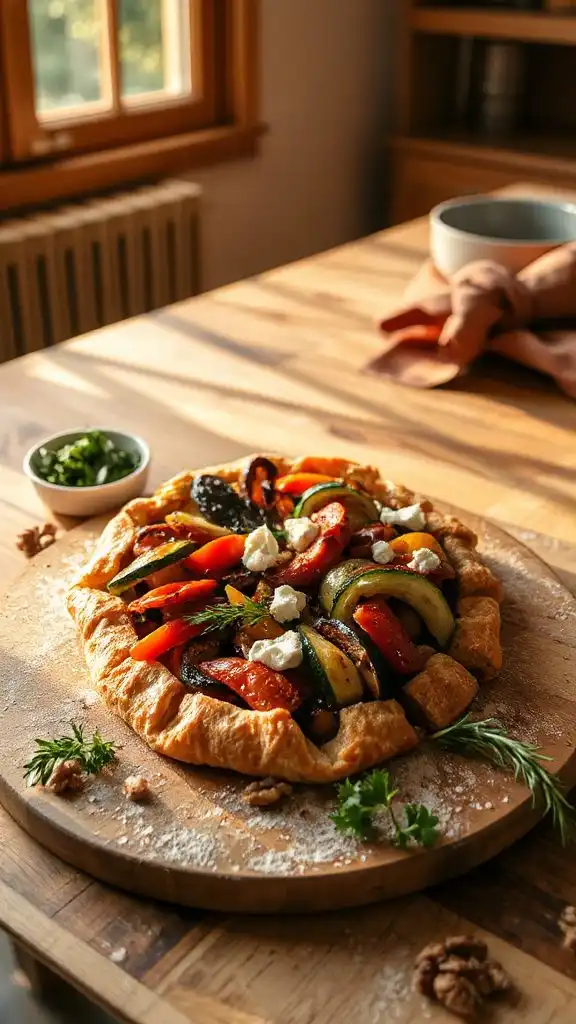 roasted vegetable tart recipe