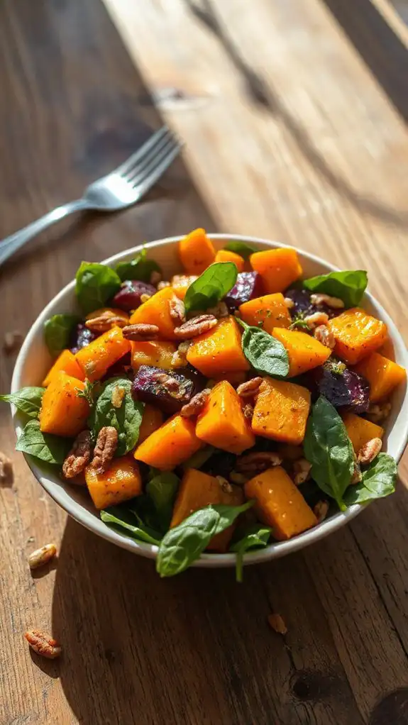 roasted veggies with honey