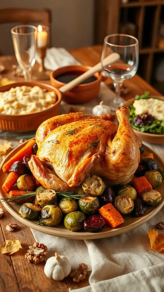rosemary garlic roasted chicken