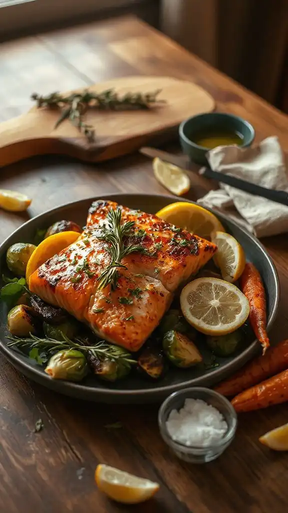 rosemary lemon grilled salmon