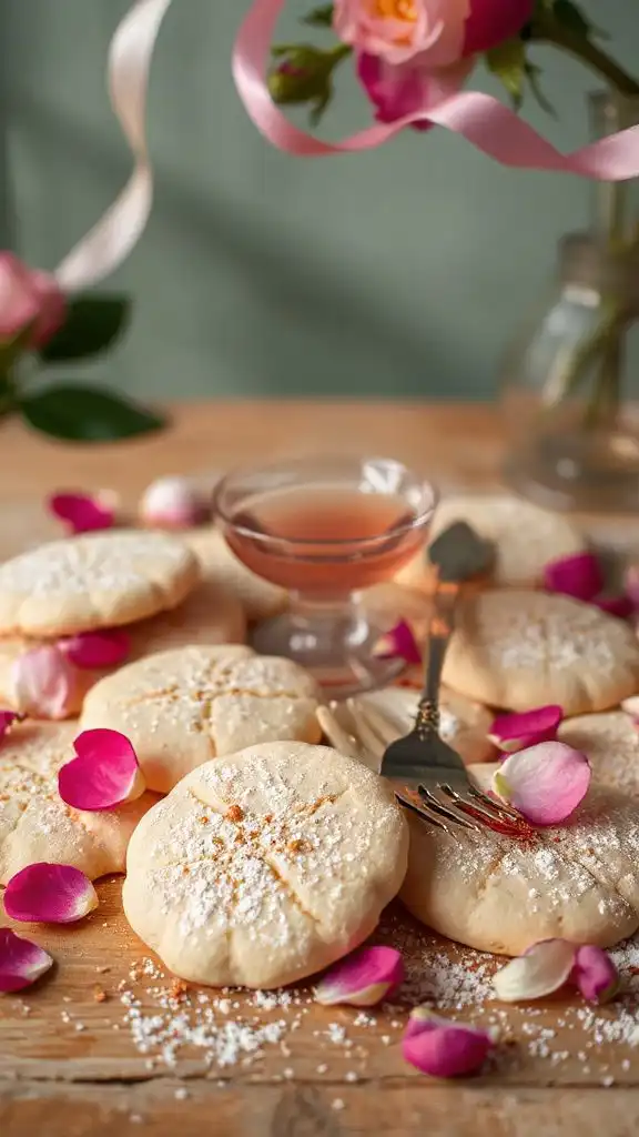 rosewater cinnamon sugar cookies