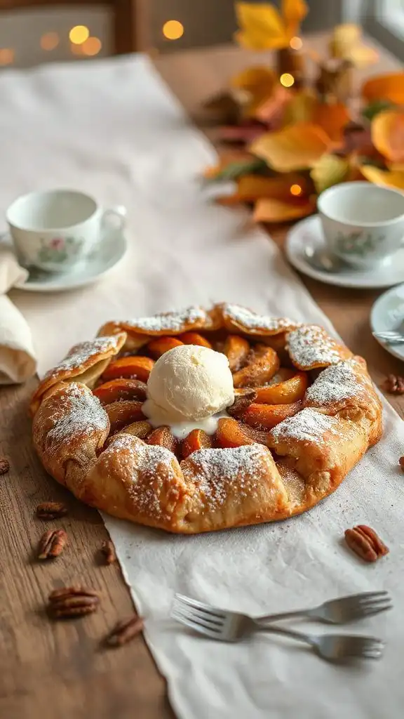 rustic apple galette dessert rustic apple galette dessert