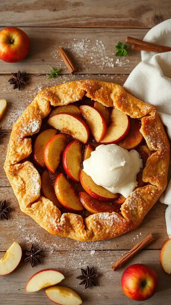 rustic apple galette recipe