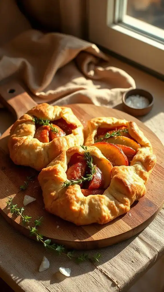 rustic balanced apple galette
