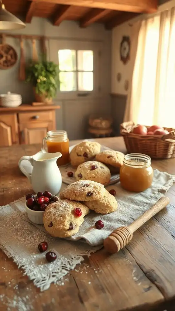 rustic cranberry scones recipe rustic cranberry scones recipe