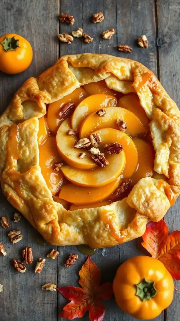 rustic fruit filled dessert galette