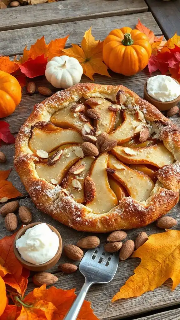 rustic pear almond galette rustic pear almond galette