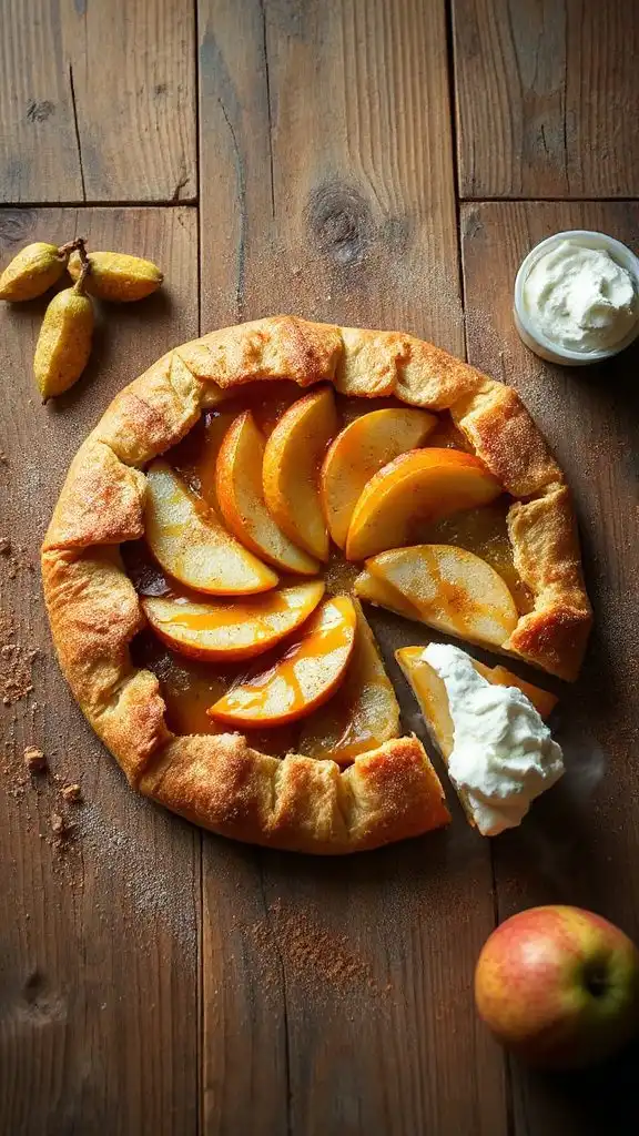 rustic pear ginger galette