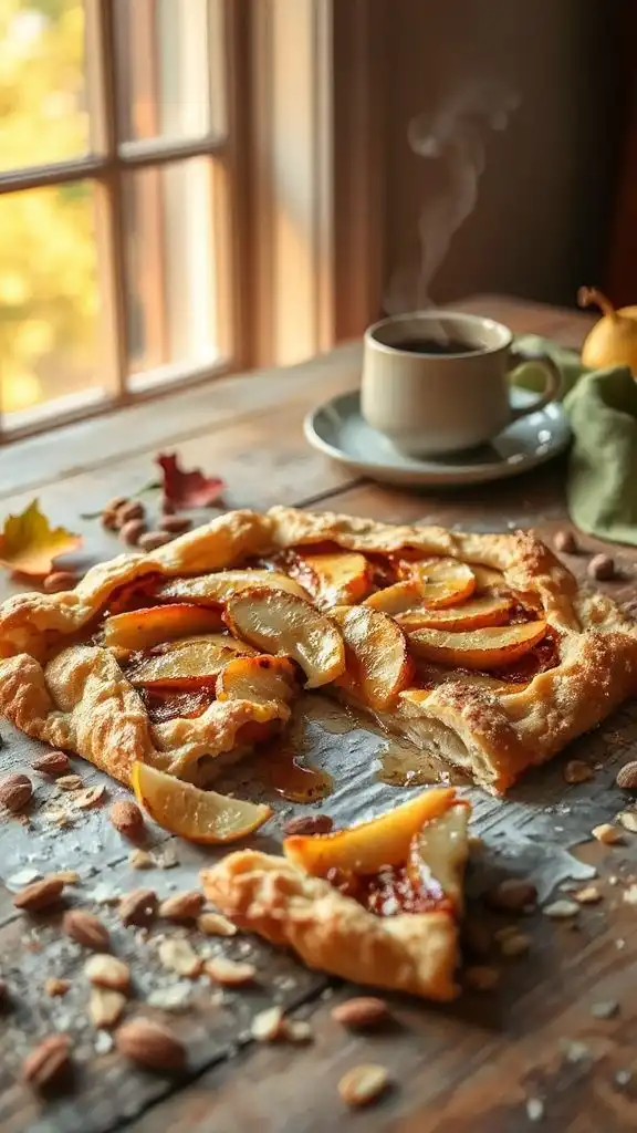 rustic sweet pear galette