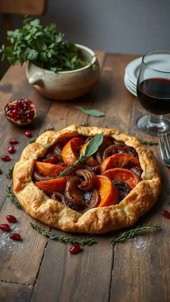 rustic sweet potato galette